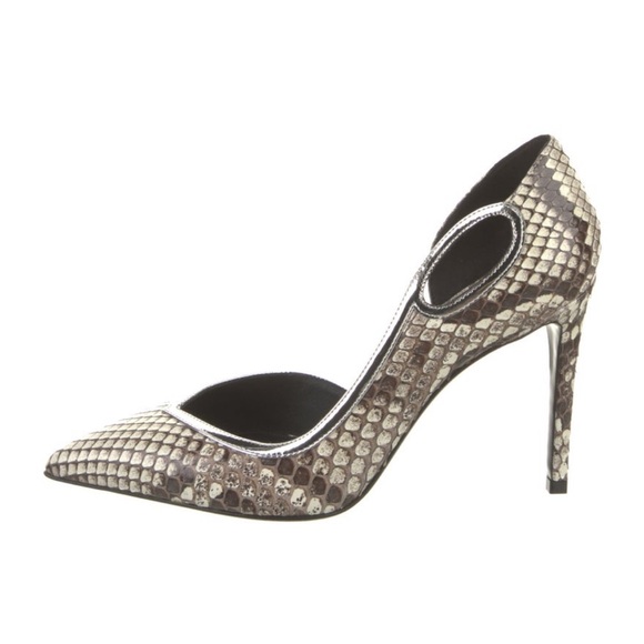 Balmain Snakeskin Heels
